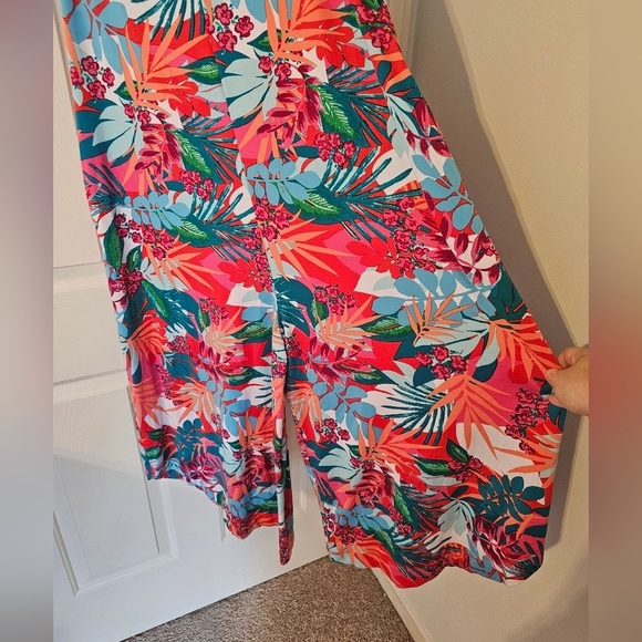 Koolaburra By UGG Tropical Summer Jumpsuit Stretchy Size S - Picture 2 of 6